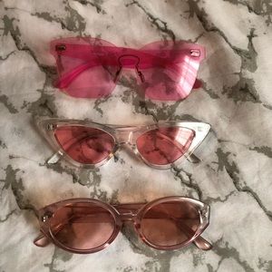 Pink sunglasses